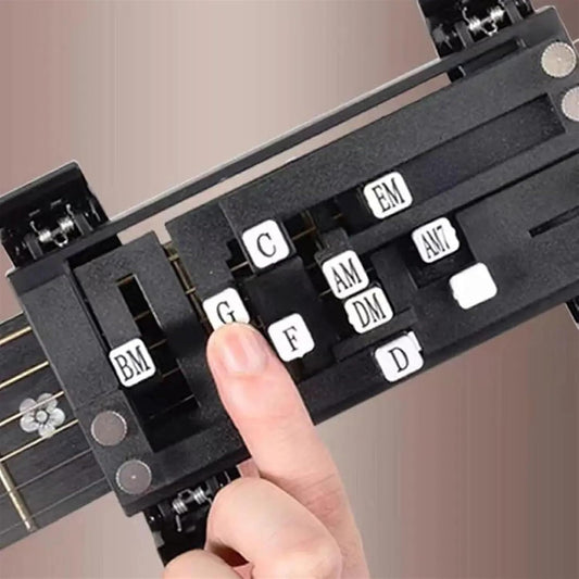 Guitar Chord Presser for Beginners, 16 Chords Presser Guitar Trainer for Guitar Starter Learning Tool, Aid Tool Accessories for Guitar Enthusiasts Beginners