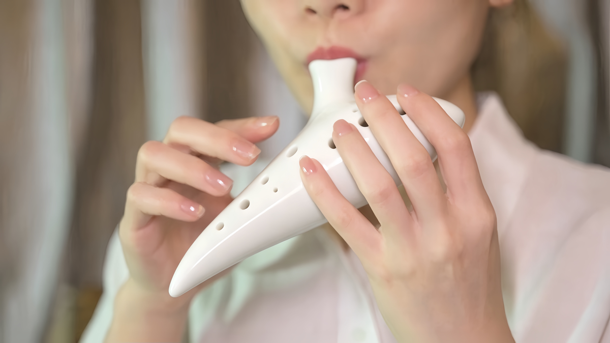 Gosizos O12 Ocarina Traditional Instruments Professional-Grade Performance Instruments, Beginner Instruments ABS Resin Unbreakable, Wind Instruments Easy to Learn for Music Lovers AC Key