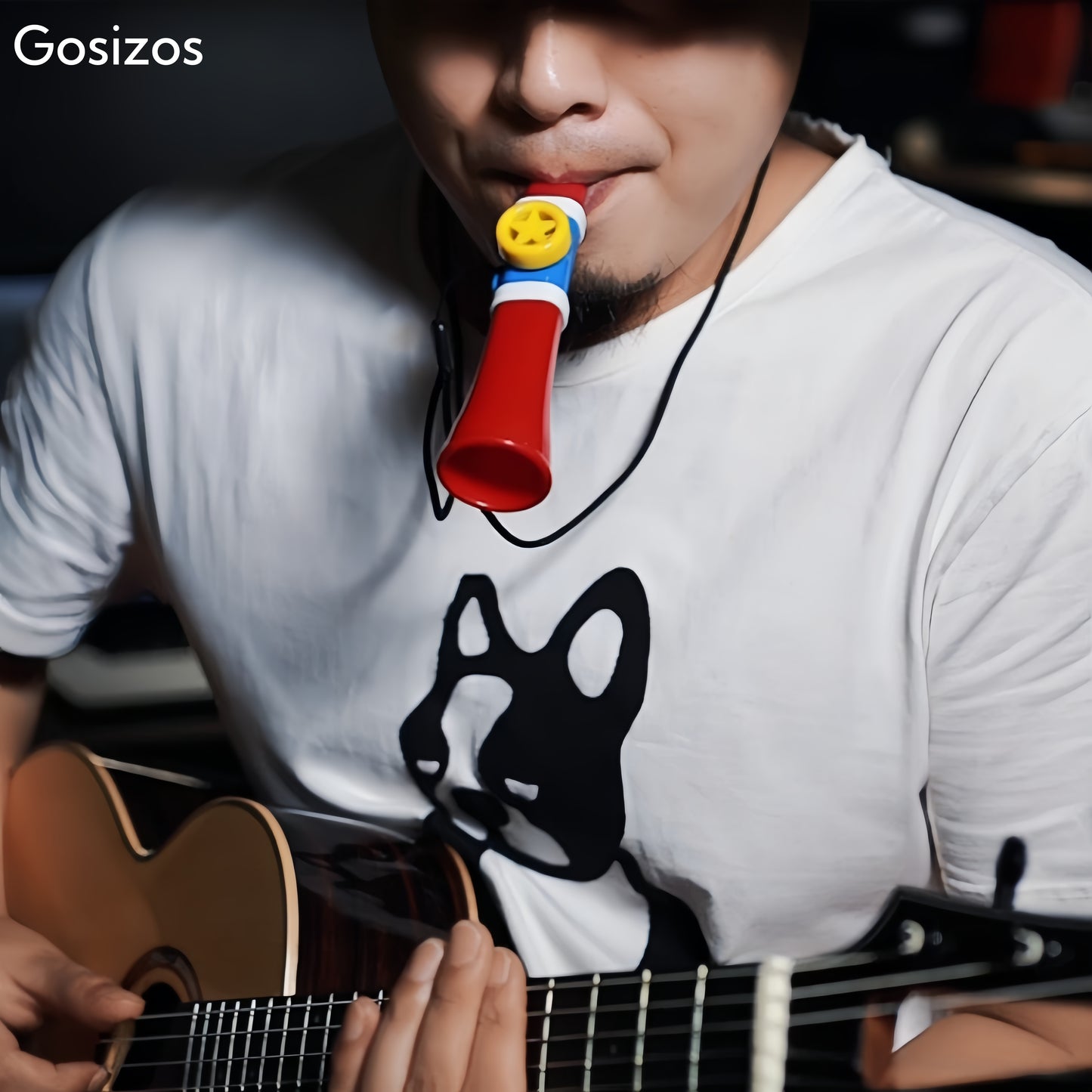 Gosizos Professional Kazoo for Adults Kids, Upgraded Kazoo, Reusable Membranes Kazoos for Guitar Ukulele Violin Piano, Keyboard Accompany Easy to Learn Instruments