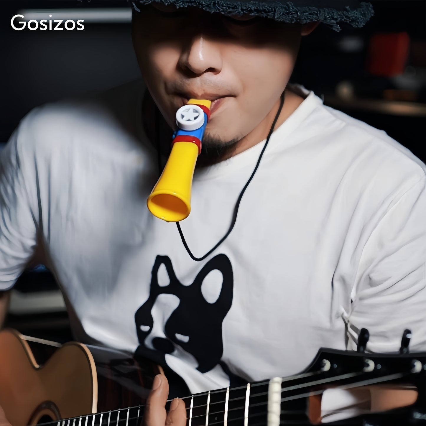 Gosizos Professional Kazoo for Adults Kids, Upgraded Kazoo, Reusable Membranes Kazoos for Guitar Ukulele Violin Piano, Keyboard Accompany Easy to Learn Instruments