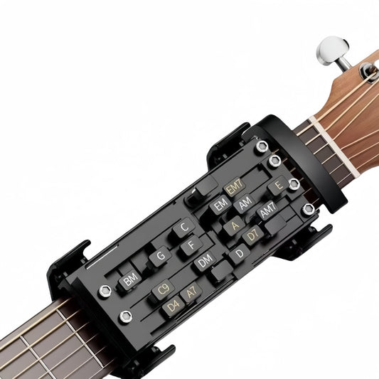 Guitar Chord Presser for Beginners, 16 Chords Presser Guitar Trainer for Guitar Starter Learning Tool, Aid Tool Accessories for Guitar Enthusiasts Beginners