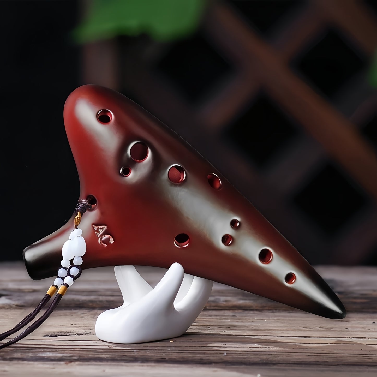 Ocarina 12 Hole Tones Alto C with Gift Wrapping Neck Cord Protective Cover Song Book Music Instrument Gift Idea For Beginner Musician