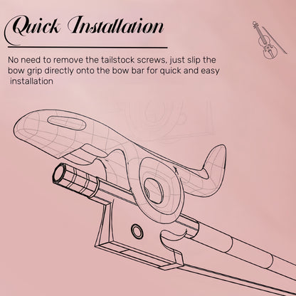 Gosizos Violin Bow Grip Correcting Device, Beginner Correction Posture Grip Bow Pose Orthoses