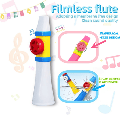 Upgraded Kazoo, Gosizos Kazoo Adults and Kids Easy to Learn Flute Humming Musical Instruments, Great Sound Kazoos for Guitar, Ukulele, Violin, Piano Keyboard, NO Need Replacement Membranes, Unique Gift for All Ages