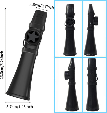 Gosizos Professional Kazoo for Adults Kids, Upgraded Kazoo, Reusable Membranes Kazoos for Guitar Ukulele Violin Piano, Keyboard Accompany Easy to Learn Instruments